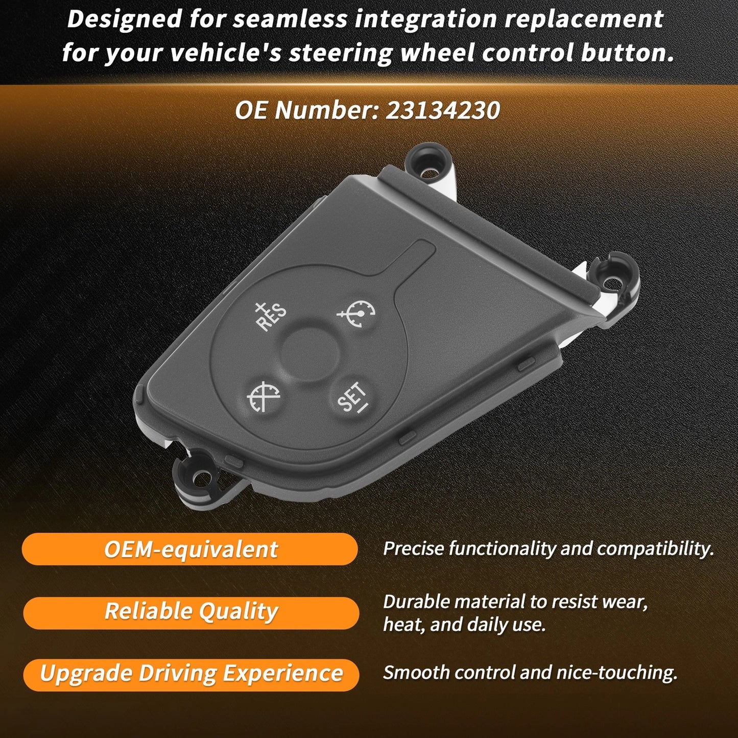 Steering Wheel Button Left Side for Chevrolet Suburban (2015–2016) No.23134230