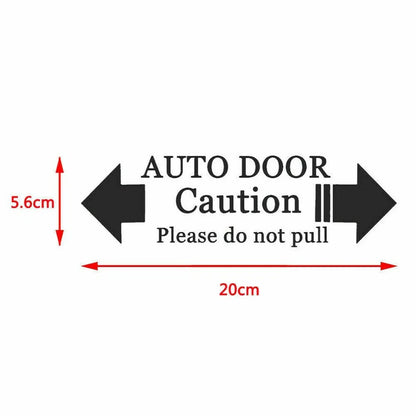 1 x Auto Door Caution Do Not Pull Decal Sticker for Car