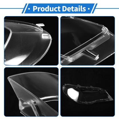 1 Pcs Front Left Headlight Lens Cover for BMW X5/E70 (2008-2013)