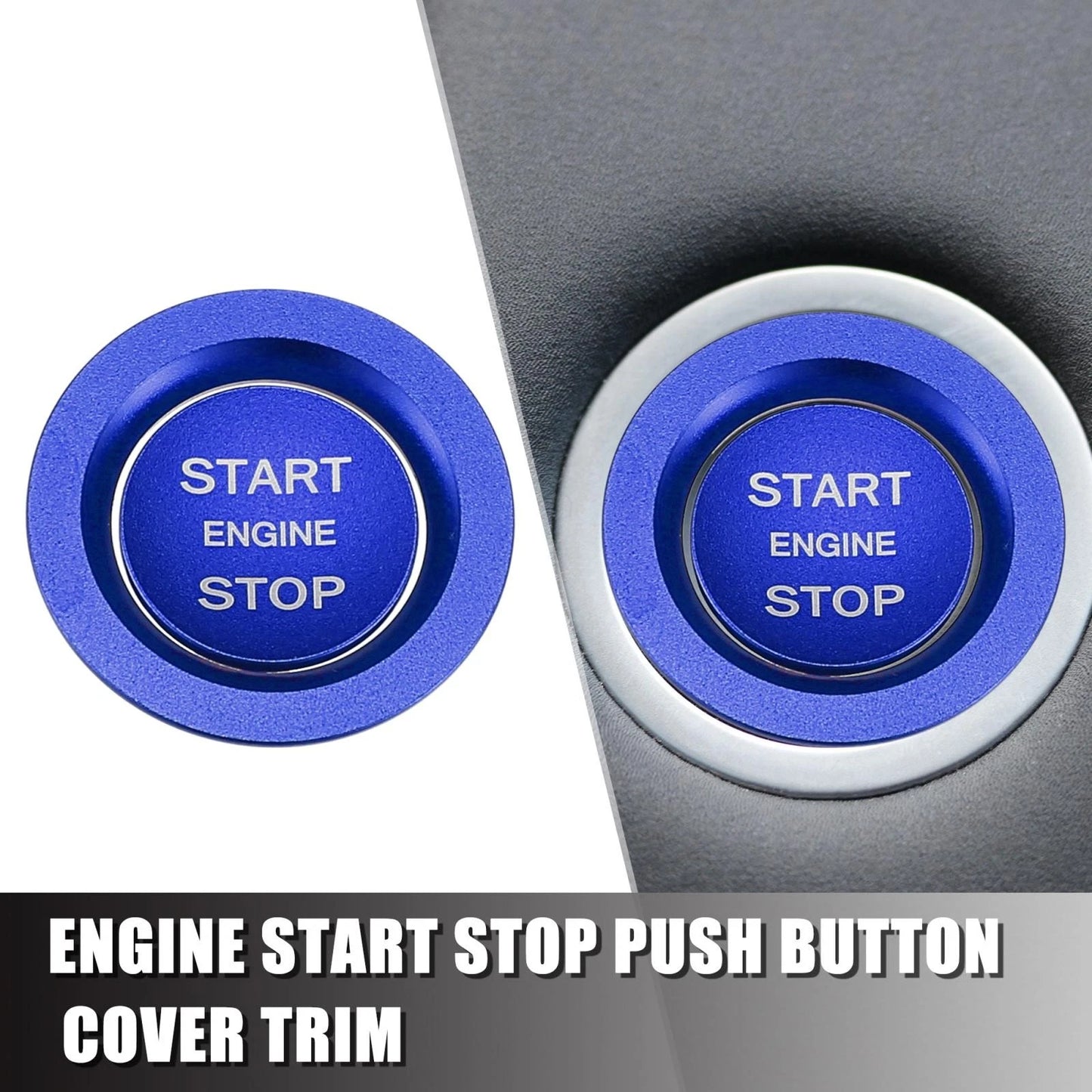 Start Stop Button Cover Sticker Kit for Land Rover Discovery (2017–2023)
