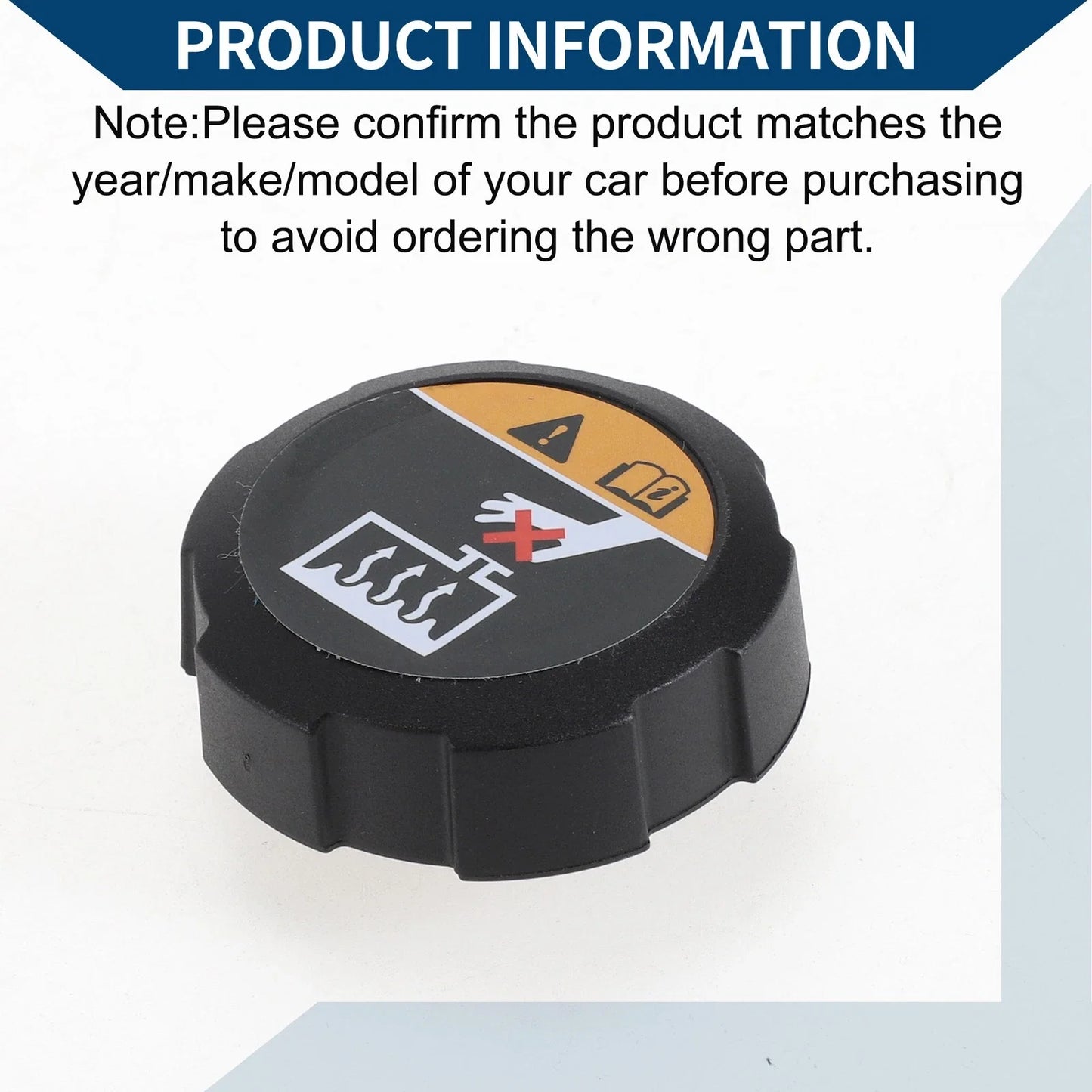 Coolant Cap for Hyundai Tucson Elantra Veloster Kona & Kia Niro (2017-2023)