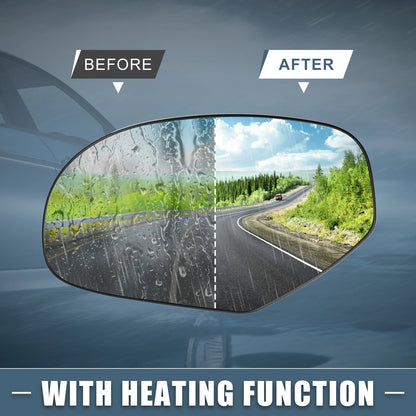 Heated Driver Left Side Mirror Glass for Chevy Silverado Avalanche Suburban (2007-2014)