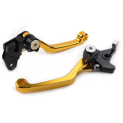 Pivot Dirt Clutch Brake Levers for Kawasaki KLX250 D-Tracker (1993–1997) GOLD