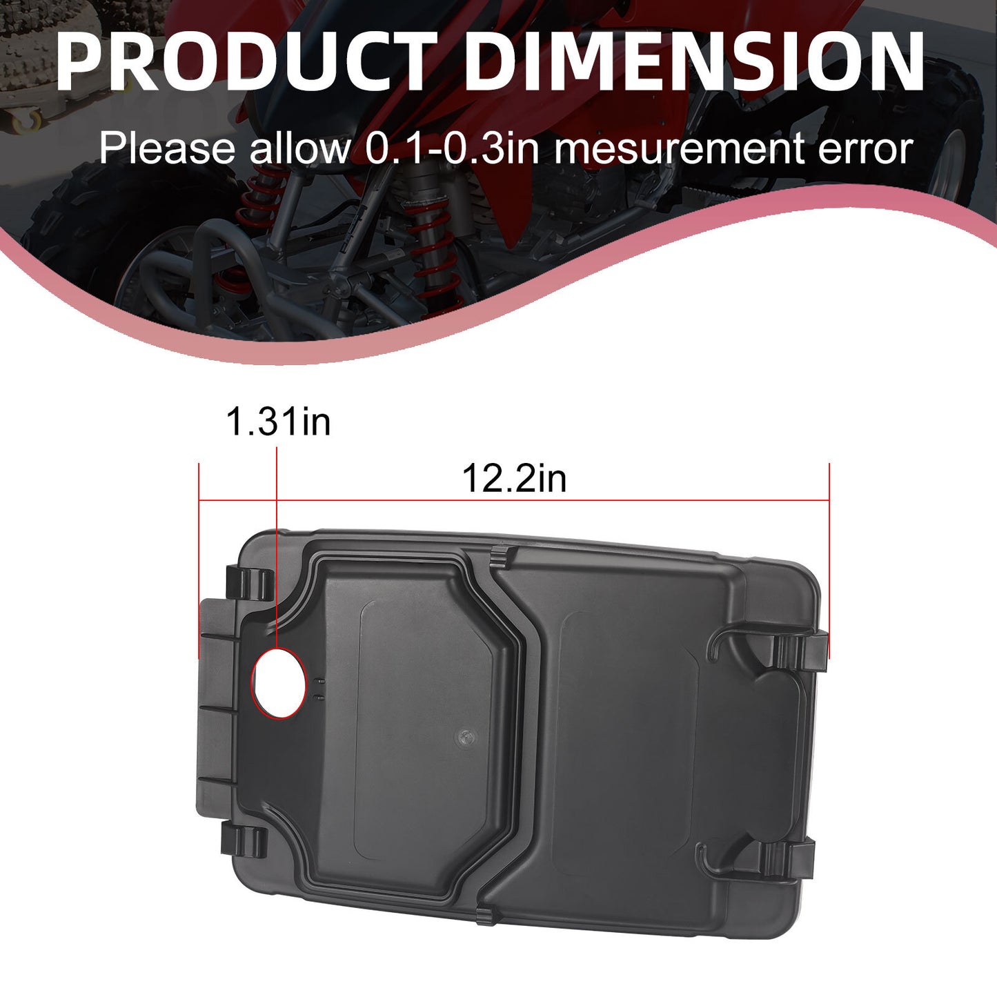 Air Box Lid Cover Cap & Seal for Honda TRX450R TRX450ER (2006–2009)