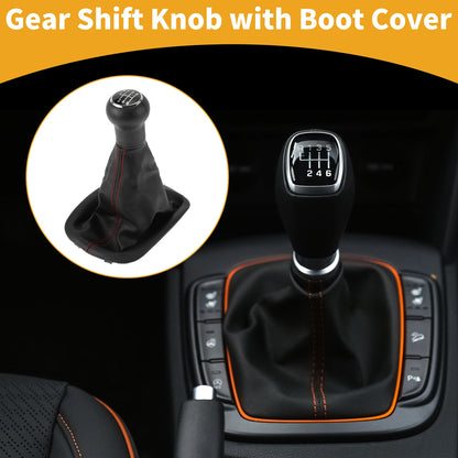 6 Speed Gear Shift Knob with Cover No. 3B0711113J for VW Passat B5.5 (1998–2004)