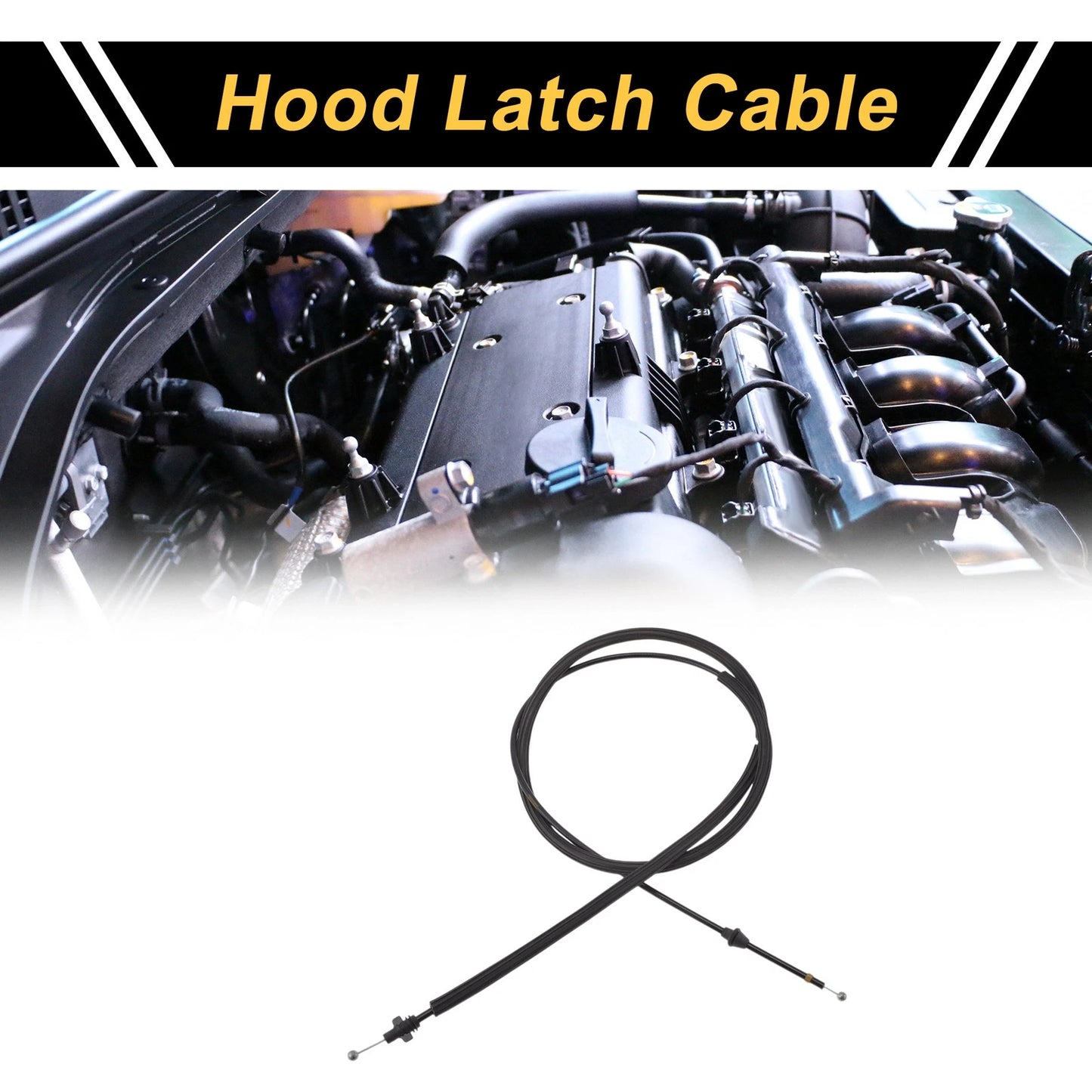 Hood Release Cable No. 7P6823535 for Volkswagen Touareg (2010–2018)