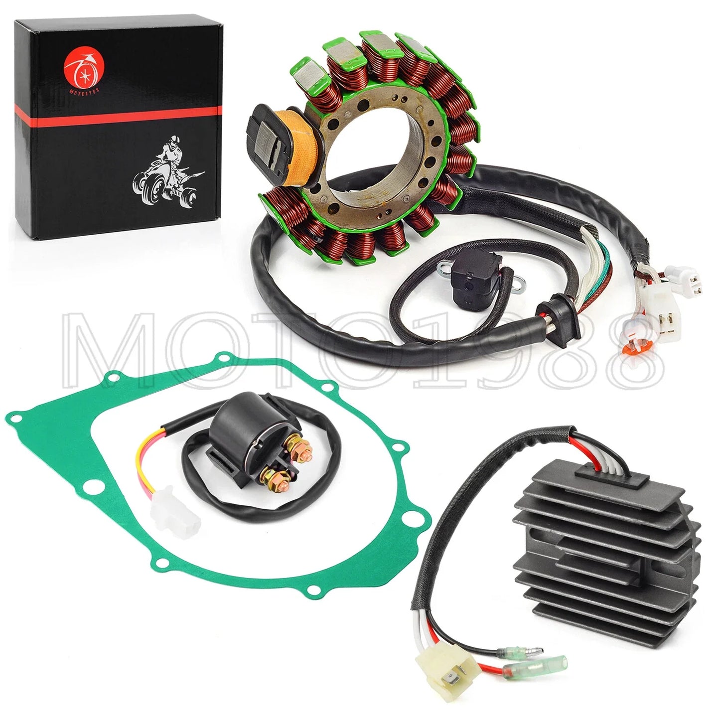 Magneto Stator Regulator Relay Gasket for Warrior 350 YFM350X (1996–2001)