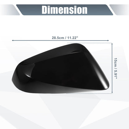 1 Pair Rearview Mirror Cover Caps for Lexus RX (2023) - Gloss Black