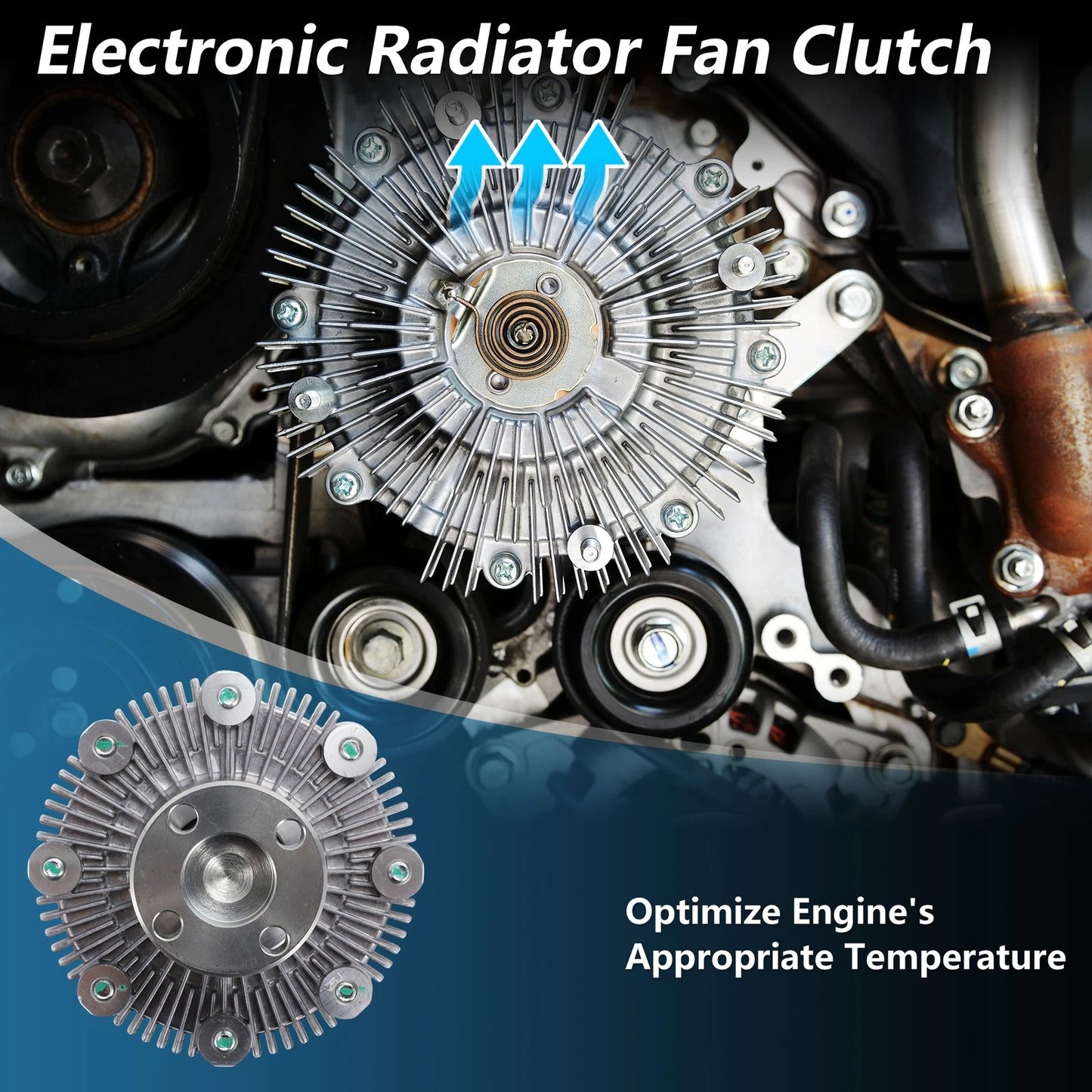 Engine Cooling Fan Clutch for Suzuki Samurai L4 1.3L (1985–1995) No. 1712060A01
