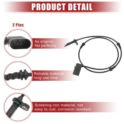 Front Right ABS Wheel Speed Sensor for Mercedes-Benz C350e C300 (2016-2019)