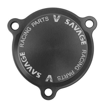 Engine Oil Filter Cover Cap Black for KAWASAKI KLX 140 140L 140G (2018-2023)