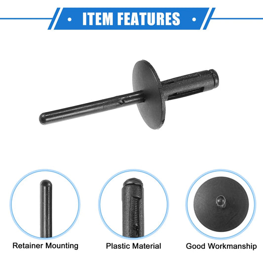 50 Pcs Fender Liner Rivet Bolts for BMW X6 (2008 - 2019)
