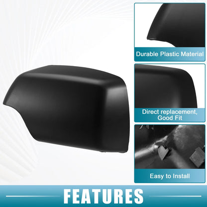 Pair Rearview Mirror Cover Cap for BMW X5 Black