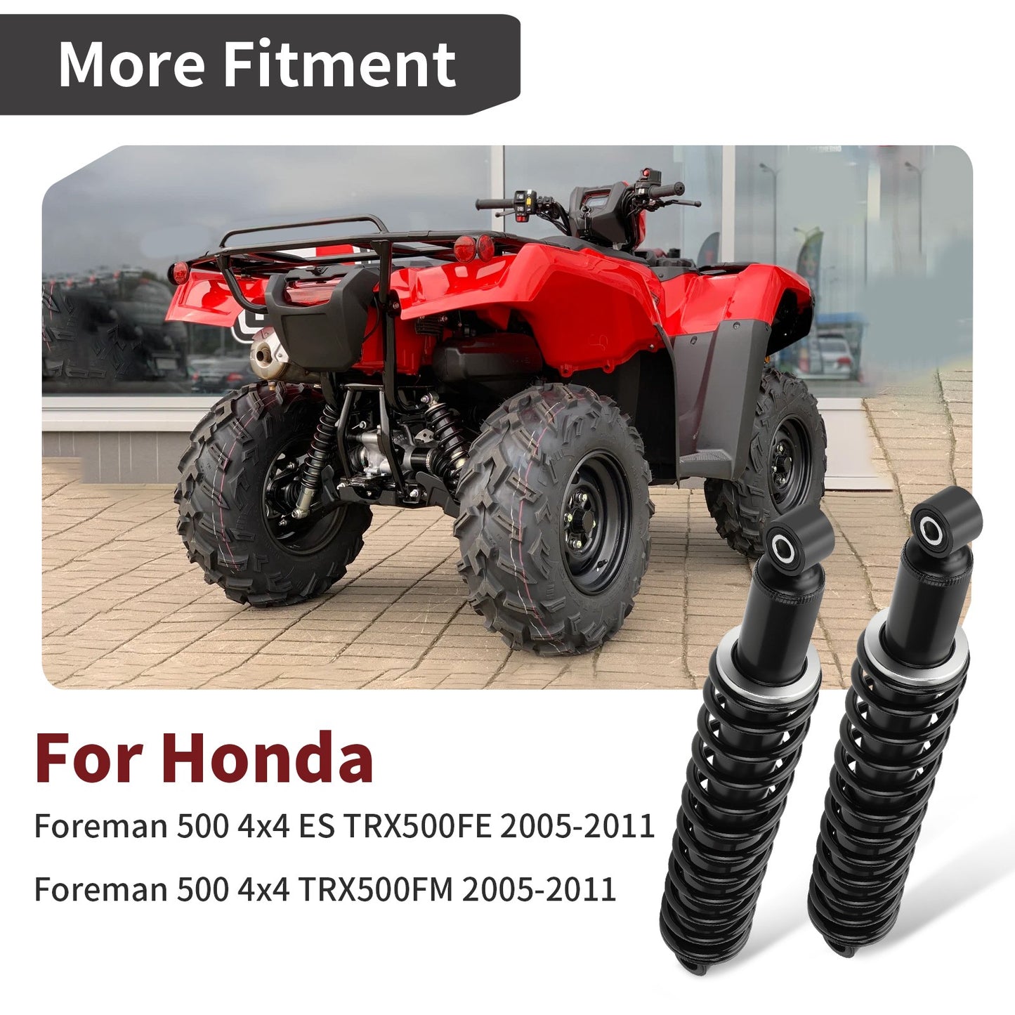 Rear Shocks Absorber for Honda Foreman 500 TRX500FE/FM (2005–2011)