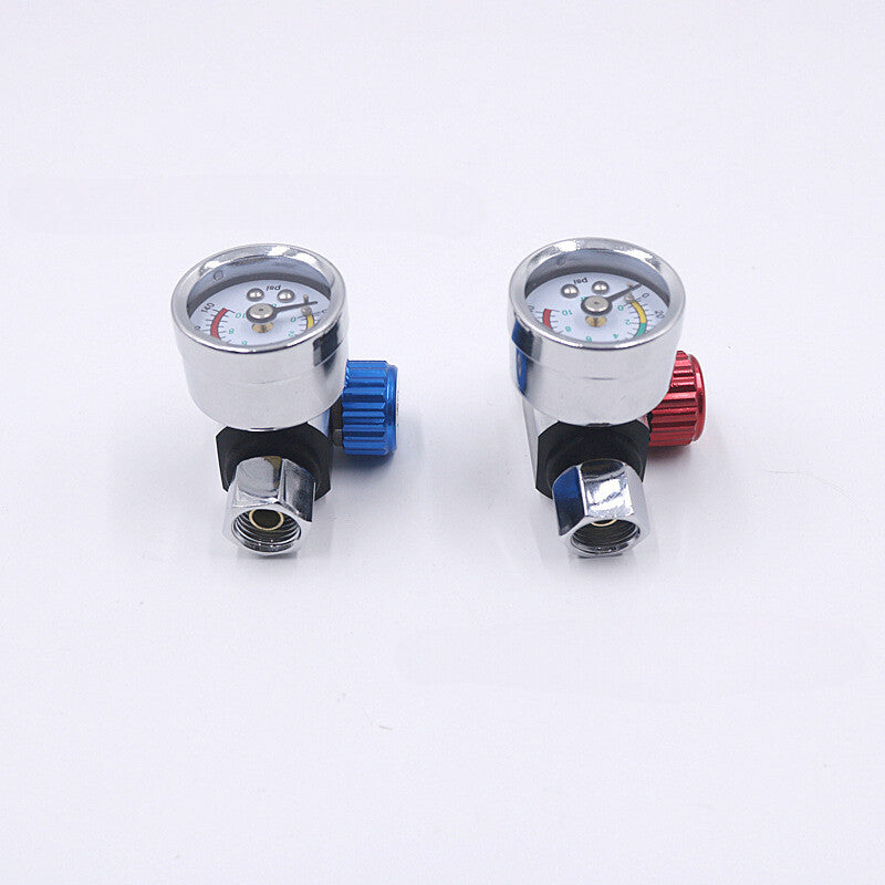2 Pack Air Pressure Regulator Gauge for Universal Spray Guns