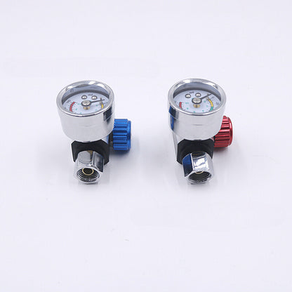 2 Pack Air Pressure Regulator Gauge for Universal Spray Guns