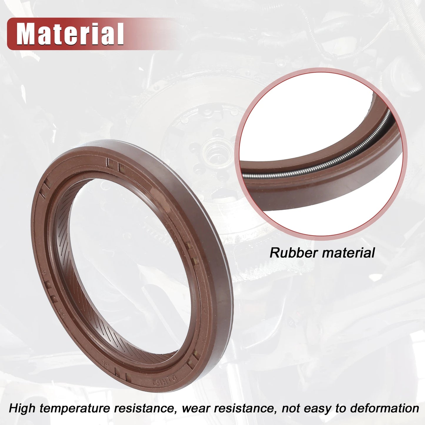 2X Oil Pump Crankshaft Seal for Toyota Avensis (1997–2003) No. 9031138081