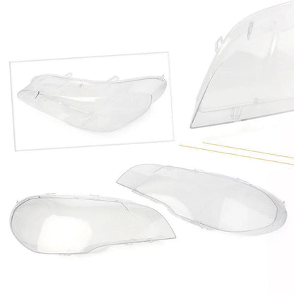 Clear Lens Cover for BMW X5 Headlight Shell Case 2007-2013