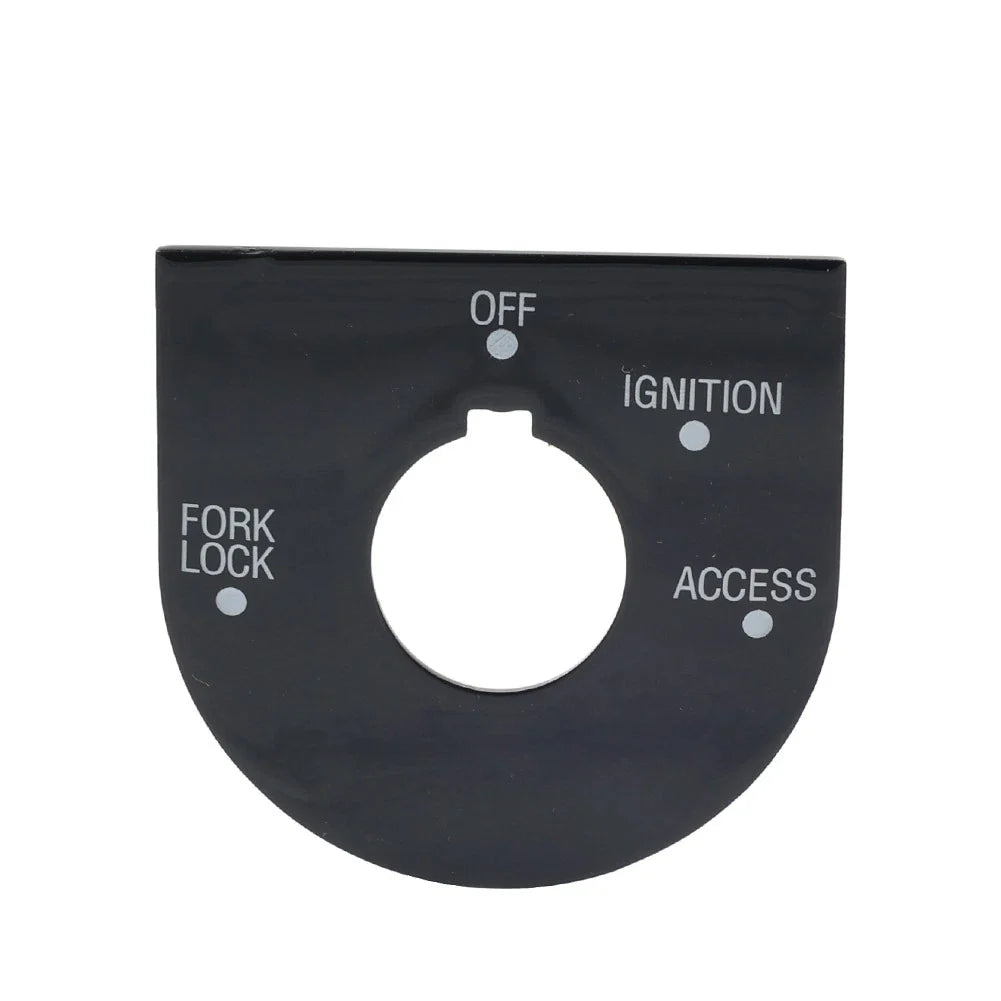 Ignition Switch Panel Trim Gloss Black for Harley Road Glide FLTRU (98-13)