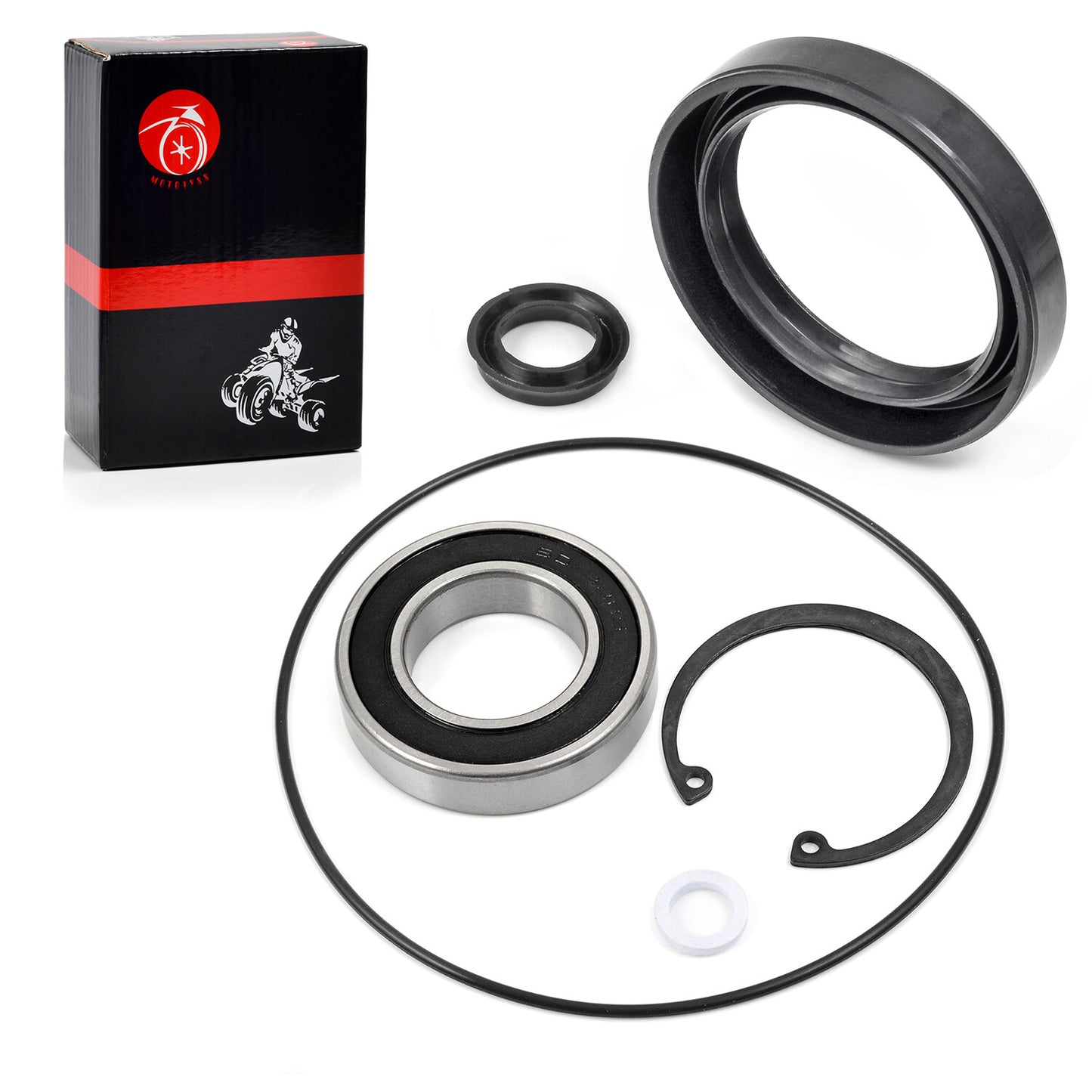 Rear Axle & Brake Drum Bearing Seals Kit for Honda Recon TRX250 (2002–2014)