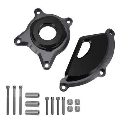 Titanium Alternator Cover & Clutch Protect for Kawasaki Z900 RS (2017–2023)