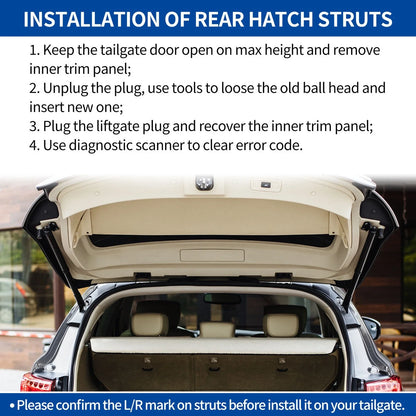 Rear LH Tailgate Power Lift Support for Hyundai Palisade (2020-2024)