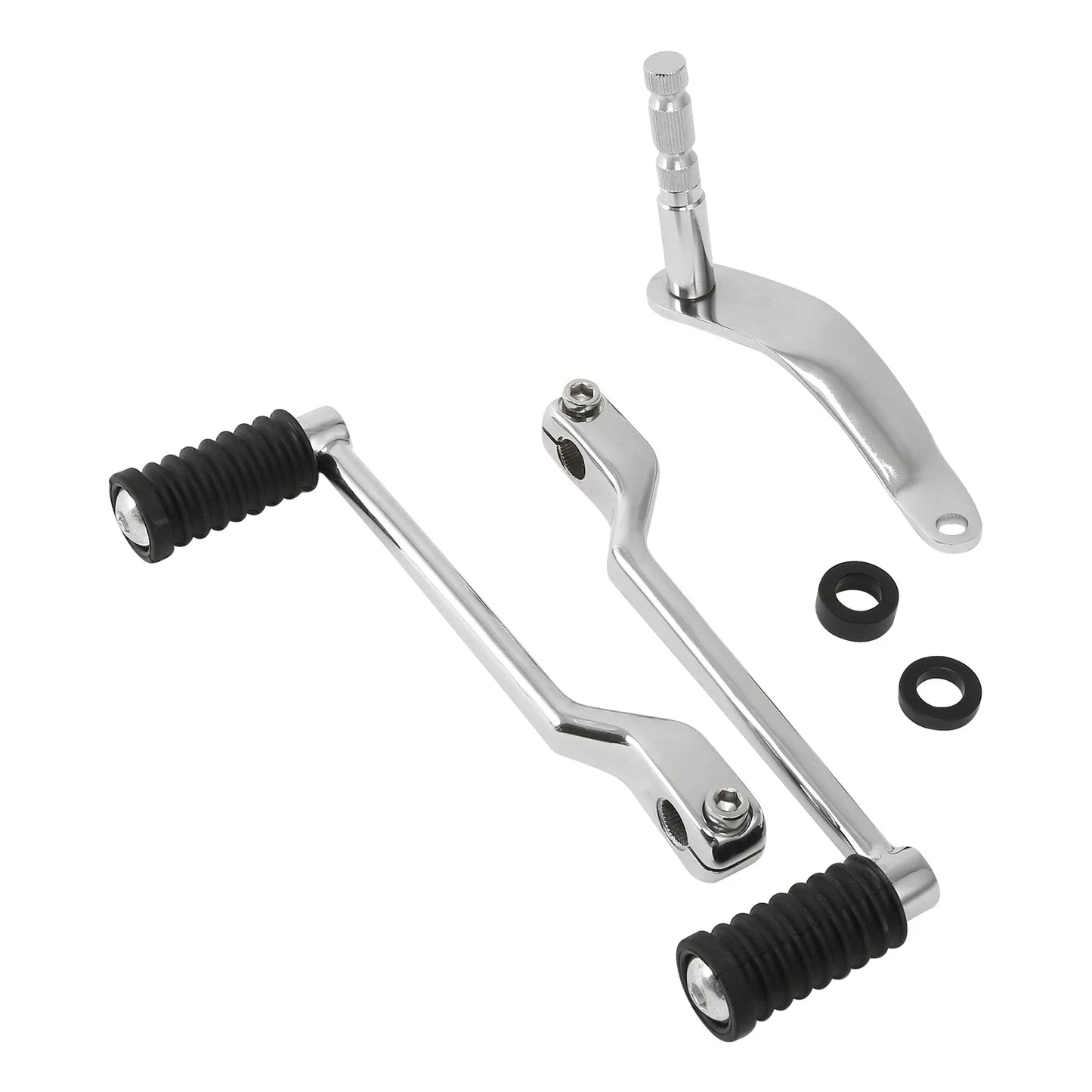 Chrome Heel Toe Shift Lever Pedal Shifter Rod for Harley Softail (2007-2017)