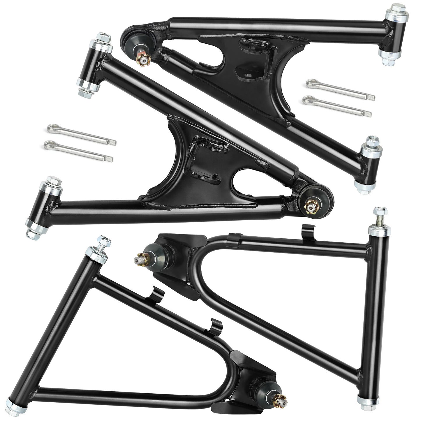 Set of 2 Front Upper Lower Control A-Arms for Yamaha Banshee 350 (1987–2006)
