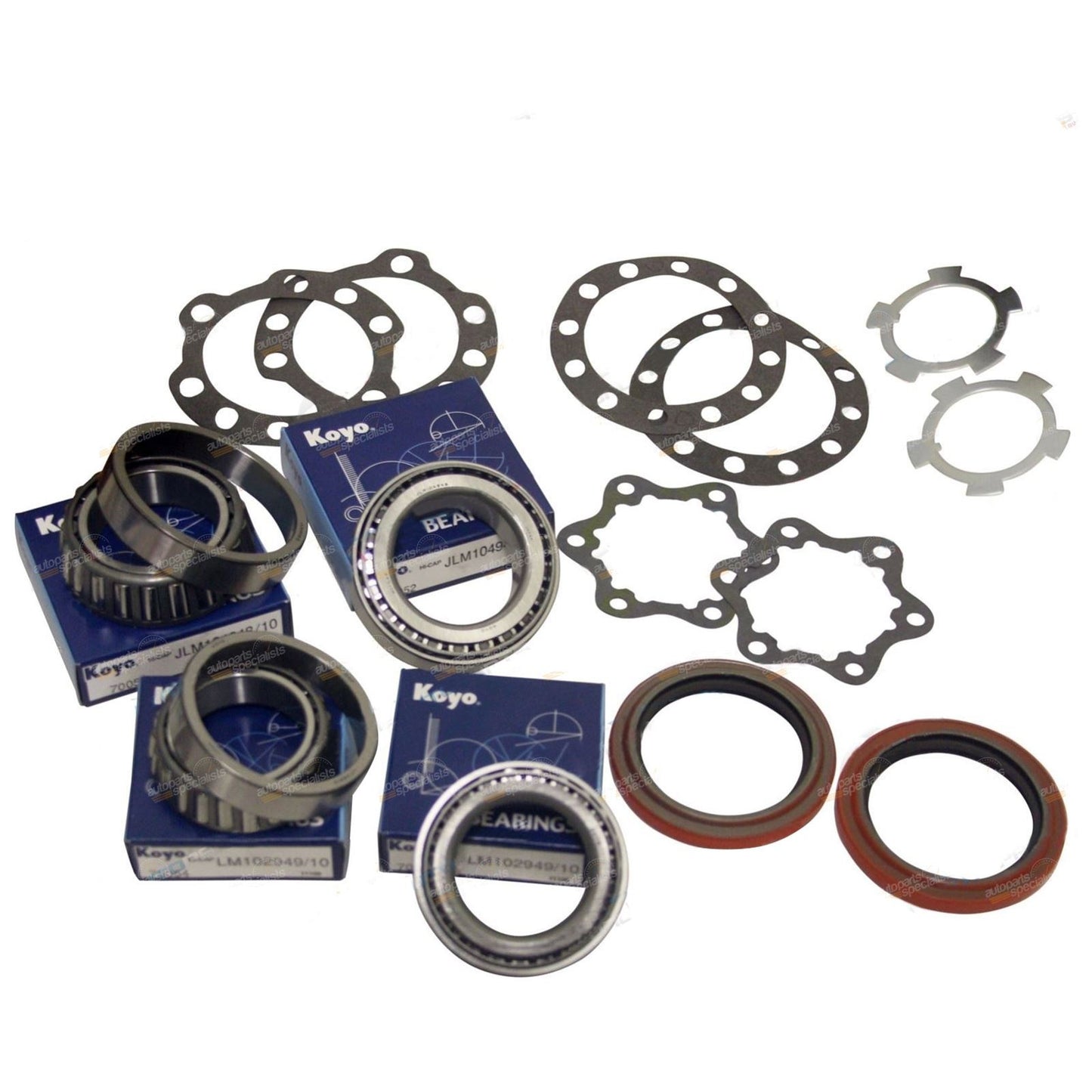 2 Front Wheel Bearing Kit for Landcruiser 100/105 Series (1998–2007)
