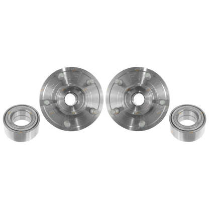 Set of 2 Front Wheel Bearing Hub Assemblies for Ford Territory (2004–2011)