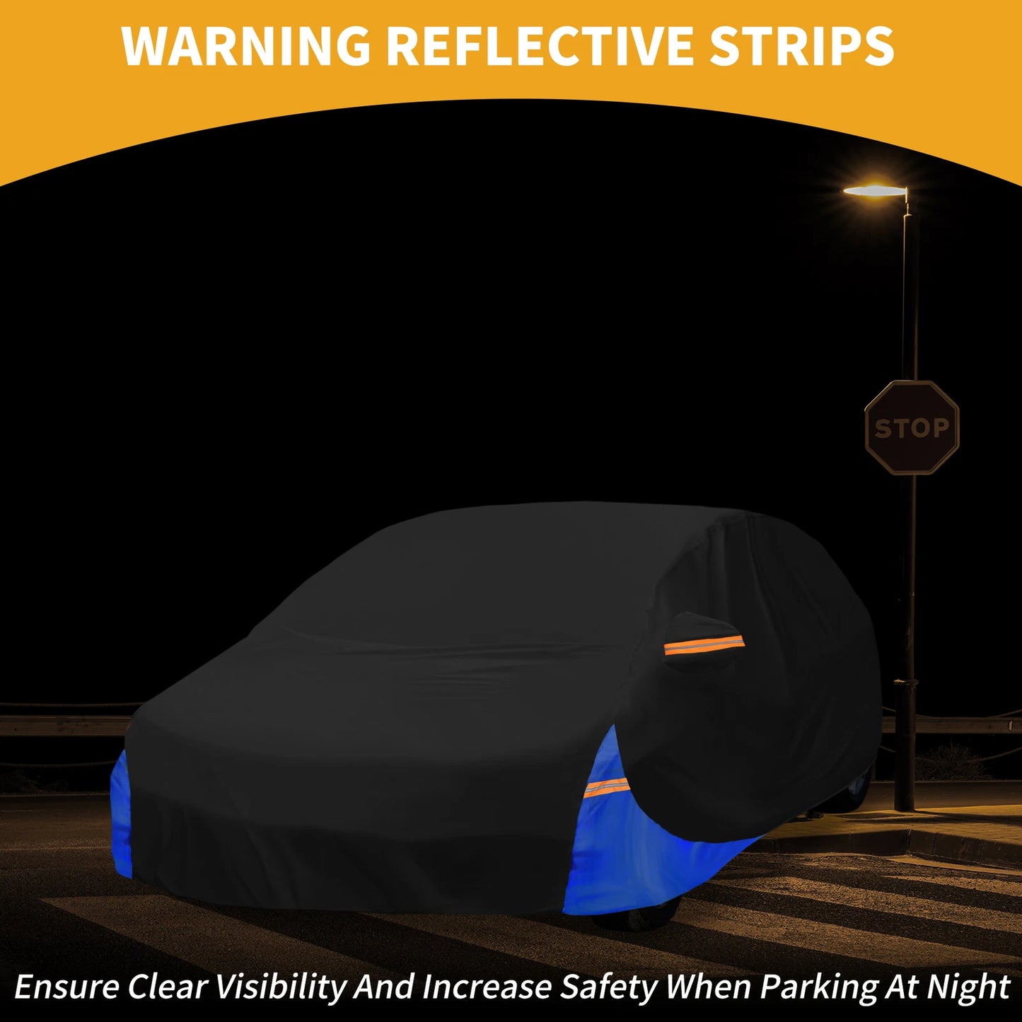 Car Cover Waterproof All Weather for VW Polo (2010–2023) 210D-PU