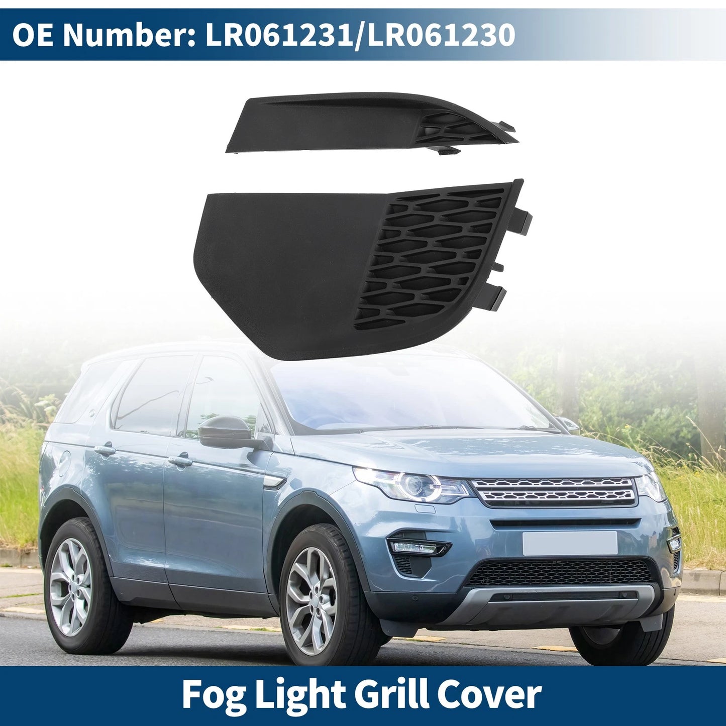 1 Pc Fog Light Grill for Land Rover Discovery Sport (No.LR061231)