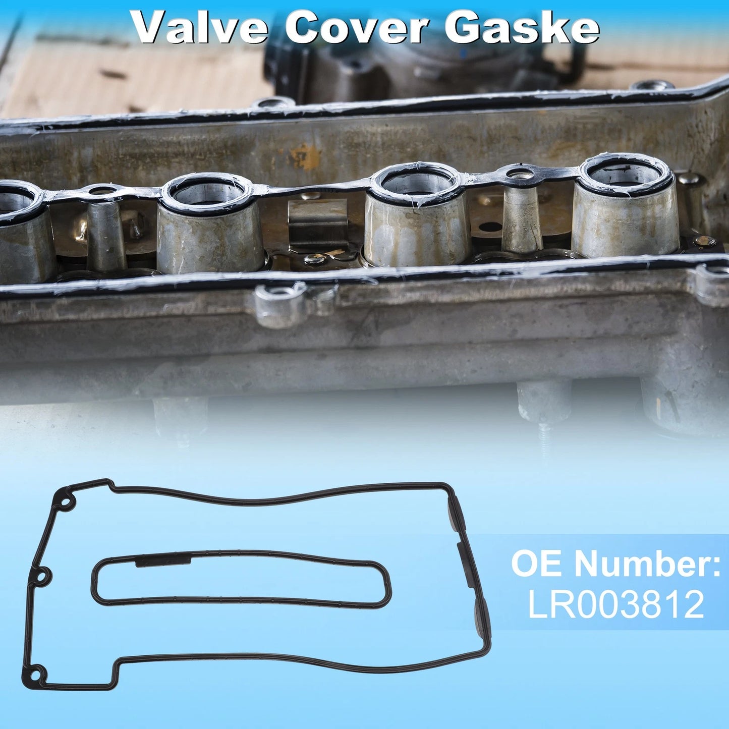 Set of 1 Valve Cover Gasket for Land Rover Range Rover (2002–2005) Nitrile Rubber