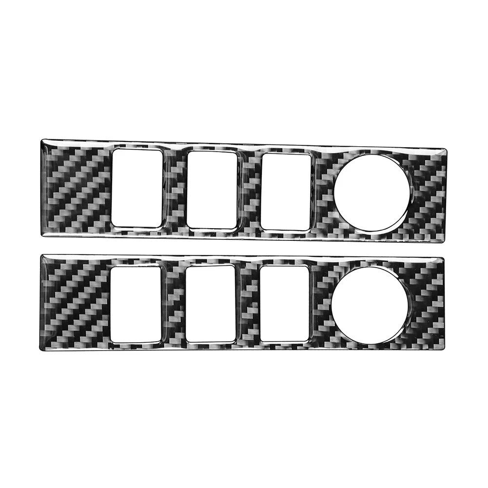 Carbon Black Central Console Volume Switch Cover Trim for Toyota Tundra (2014–2021)