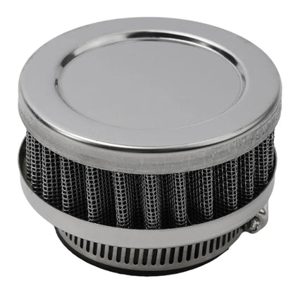 Air Filter Cleaner / 45MM Round Tapered Rubber Silver for Motorcycle