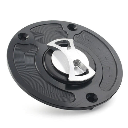 Keyless Fuel Gas Tank Cap Cover for Kawasaki ZX10R ZX9R (2004-2023)