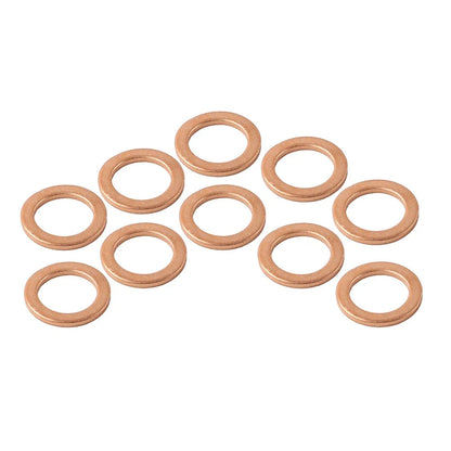 10 x M12*1.5 Copper Oil Drain Plug Gasket Seal for Universal Applications