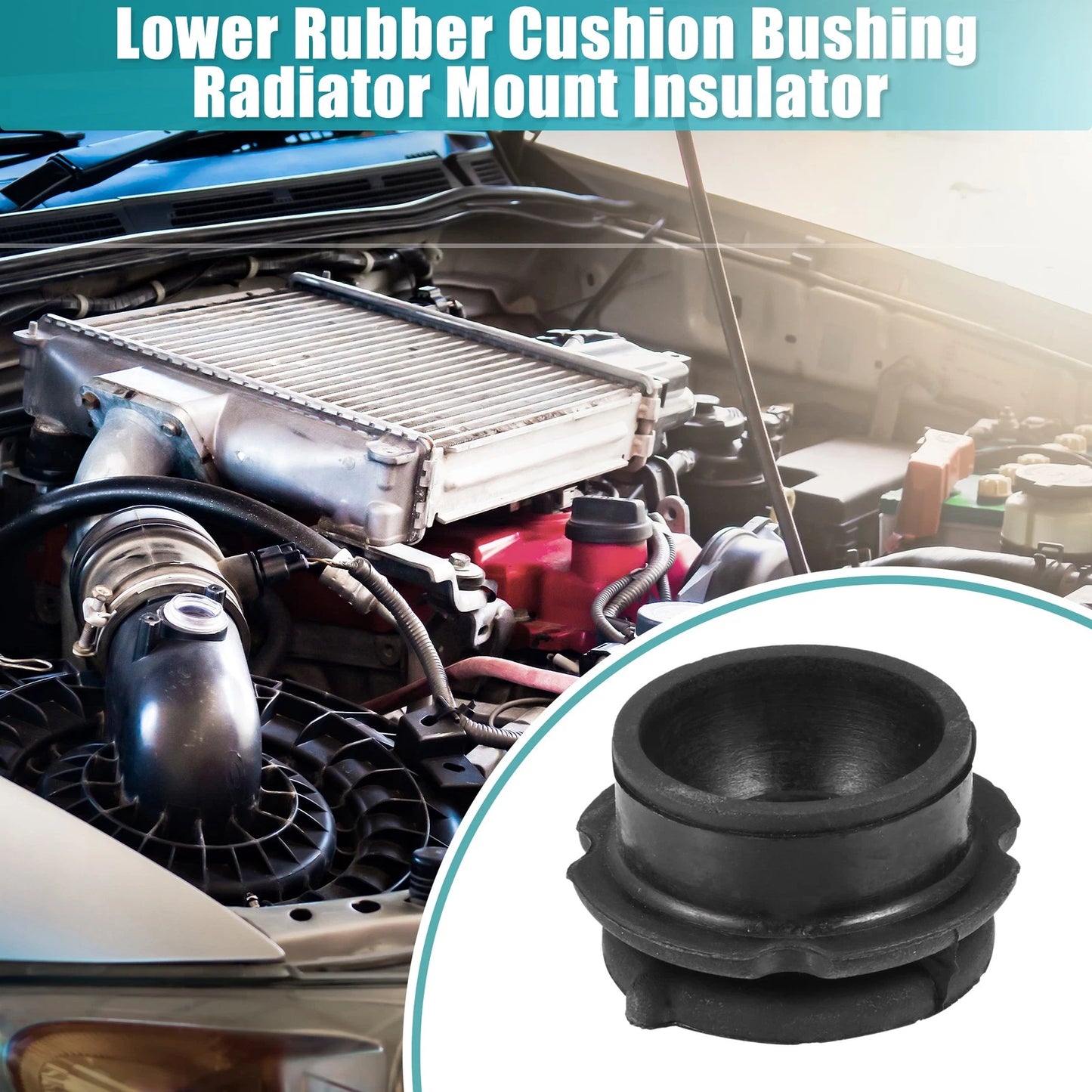 Radiator Bottom Lower Mount Rubber Cushion Bushing for Toyota (No. 165350H040)