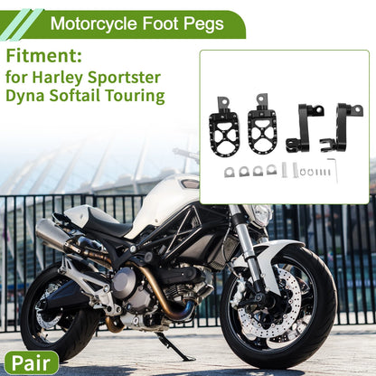 Foot Pegs for Harley Sportster Dyna Softail Touring