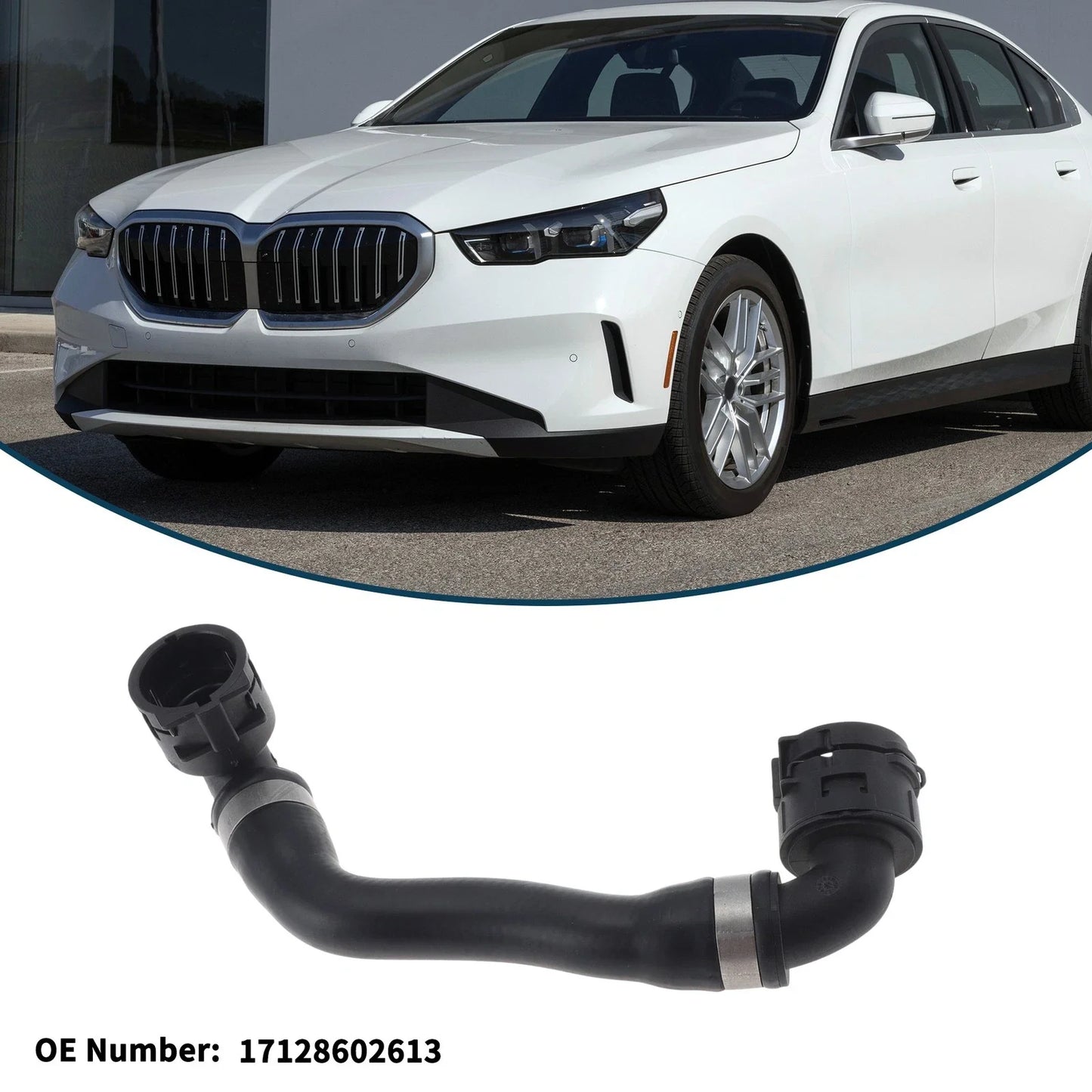 Radiator Hose 2.0L for BMW 530i Base Coolant Pipe (2017-2023)