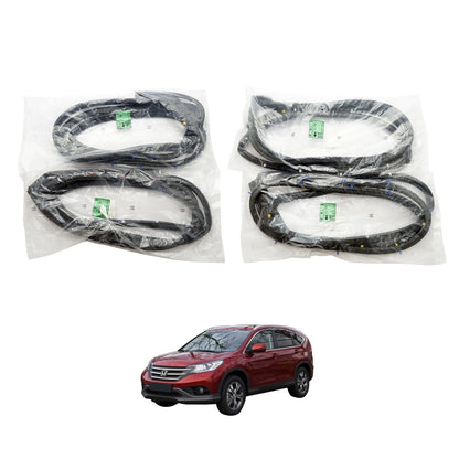 Set of 4 Weatherstrip for Honda CR-V (2012–2016)
