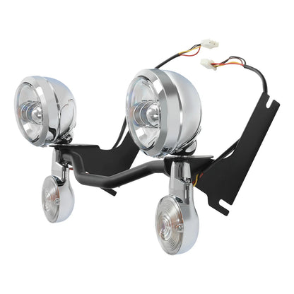 4.5" LED Spot Passing Lights Bar for Harley Road King (2014-2024)