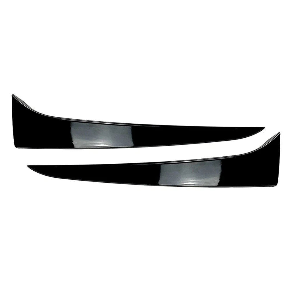 Gloss Black Rear Window Side Wing Trim Covers for Skoda Kamiq (2019-2023)
