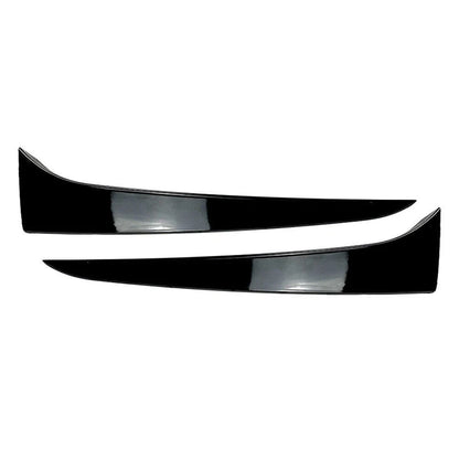 Gloss Black Rear Window Side Wing Trim Covers for Skoda Kamiq (2019-2023)