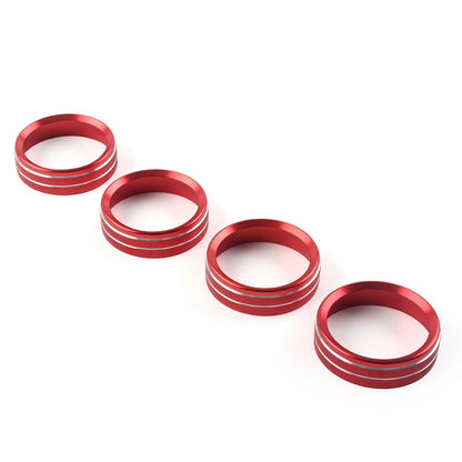 Air Conditioner Switch Knob Trim for Ford F150 XLT (2015–2020) Red