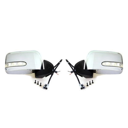 Chrome Electric Mirror with LED for Nissan D22 Hardbody Frontier Navara (1997–2004)