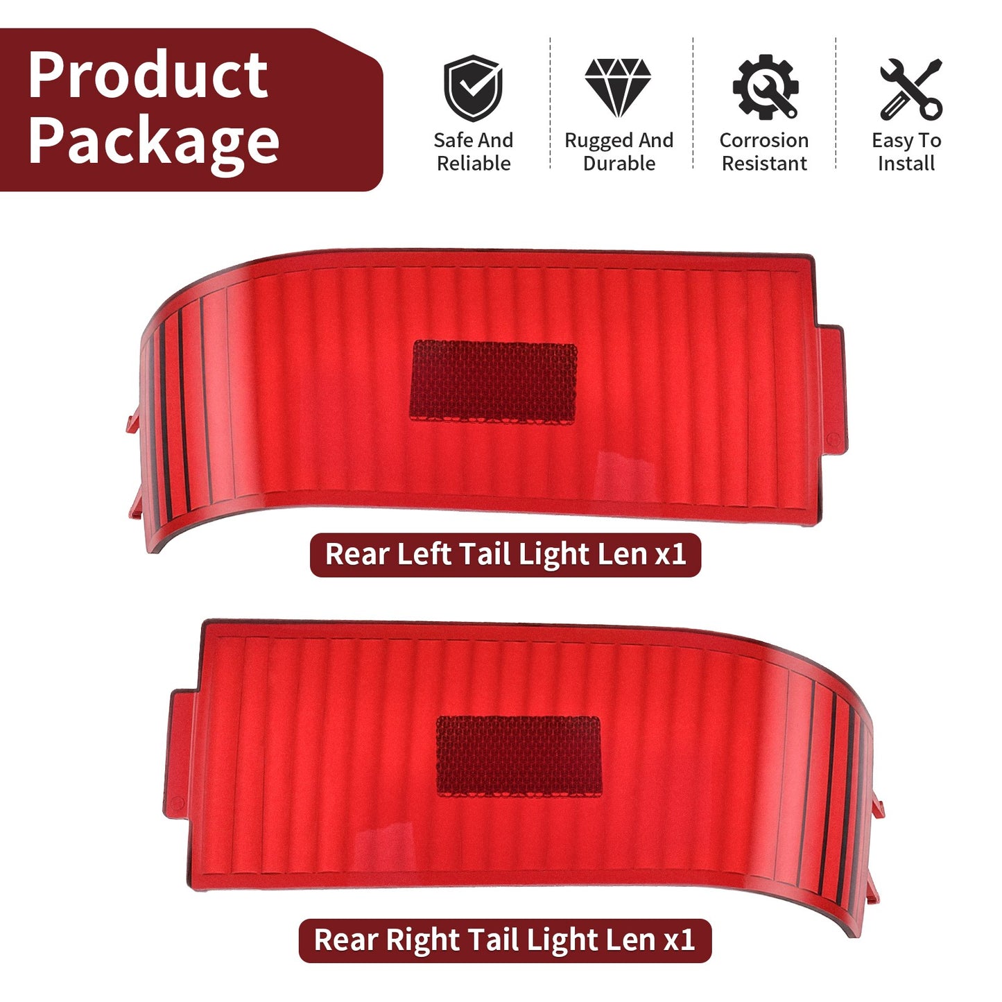 Rear Tail Light Lens Set for John Deere 415 425 445 455