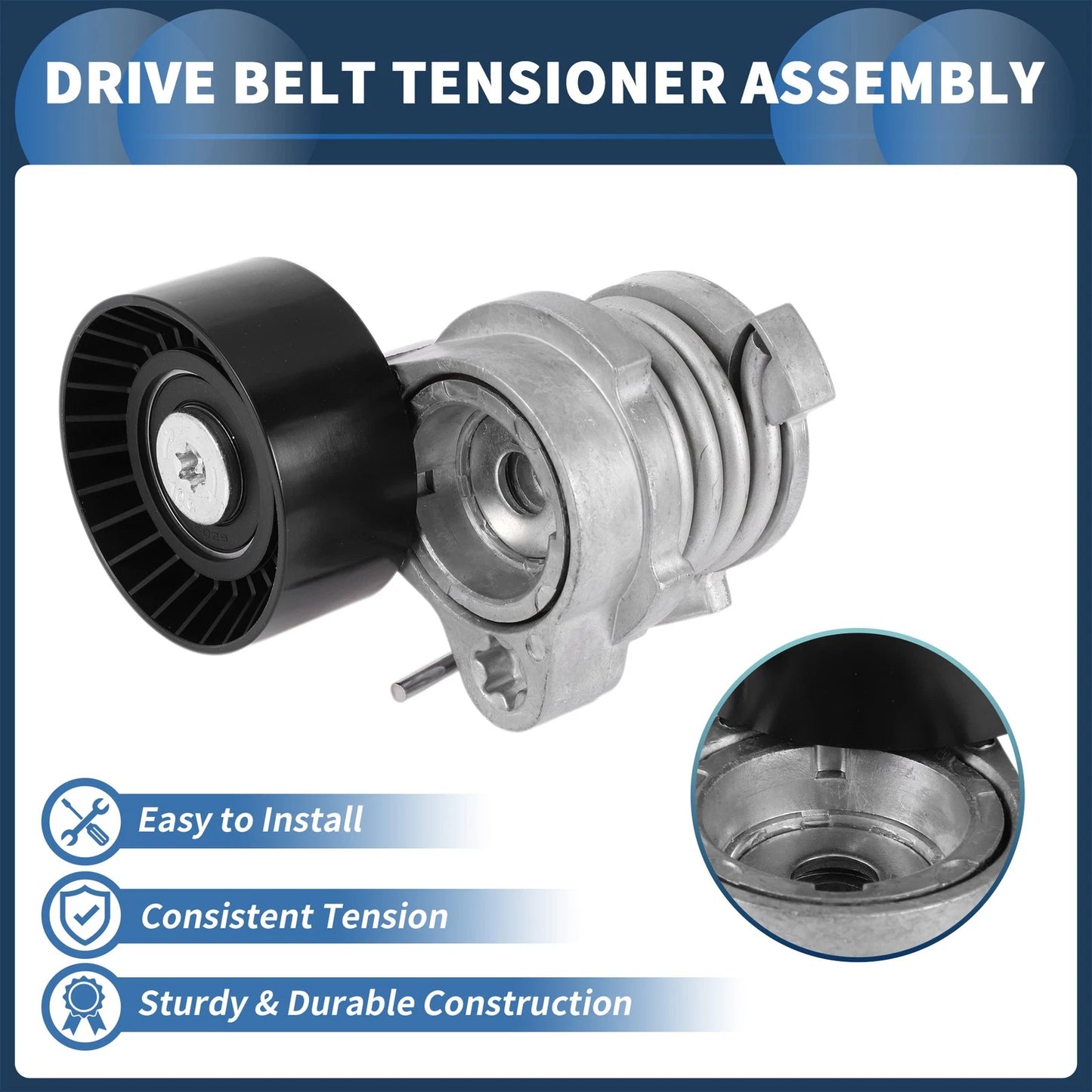 Belt Tensioner for BMW X5 (2006–2010) No. 11287545296 Metal