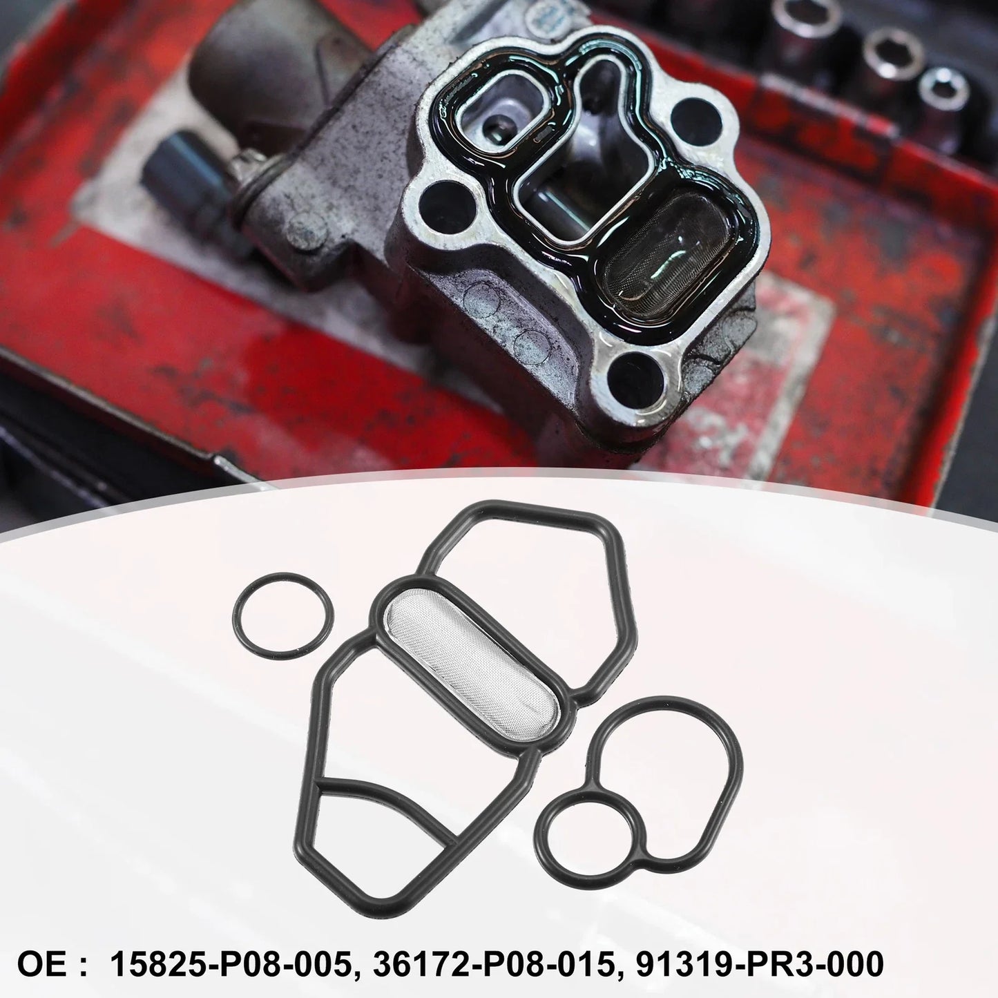 VTEC Solenoid Gasket & Filter Set for Honda Civic Del Sol (1992-2000)