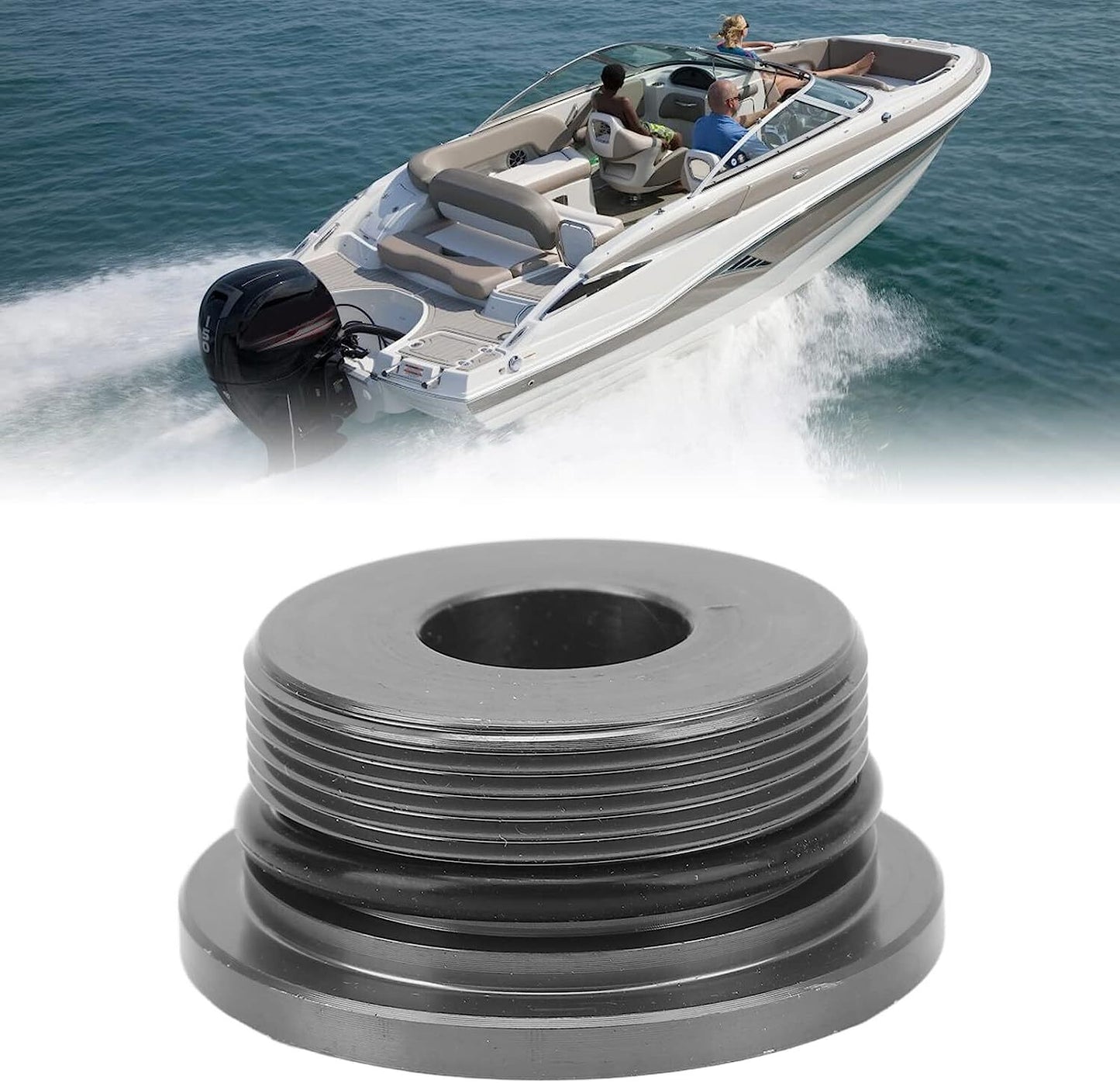 Set of 2 Trim Cylinder Screws & Seals for Suzuki Outboard 90-250HP